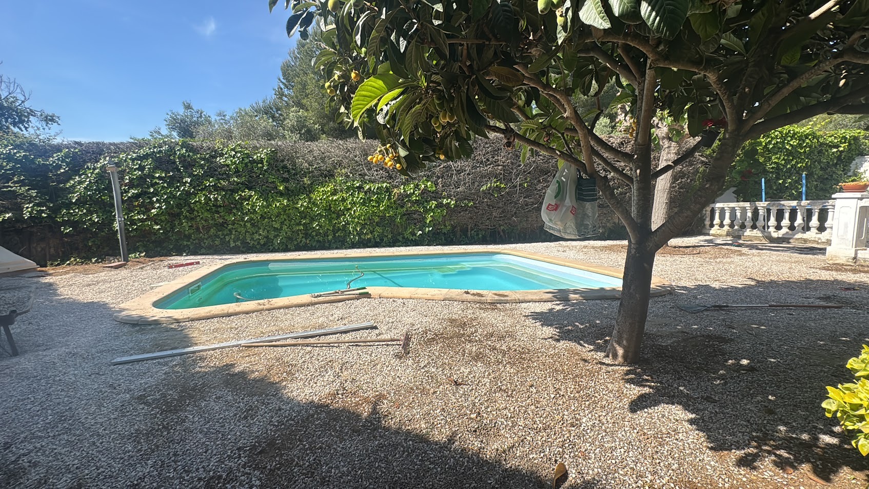 Antes césped artificial Tarragona